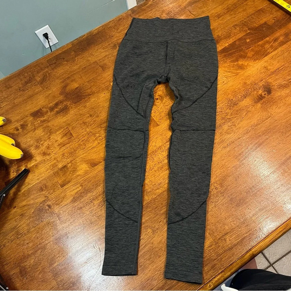 Alphalete R6 Revival Leggings heathered gray size medium - Picture 1 of 9